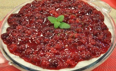 طرز تهیه انواع دسر آلبالویی