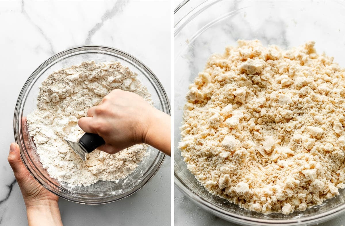 دستور تهیه پای با فیلینگ پنیر خامه ای و بلوبری