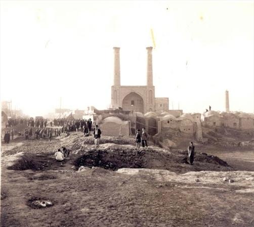 تصاویر قدیمی از حرم حضرت معصومه(سلام الله علیها) قدیمی ترین تصویر از حرم حضرت معصومه(سلام الله علیها)