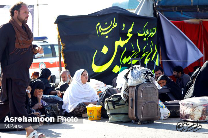 گزارش تصویری از موکب های اربعین حسینی در مرز میرجاوه / عشق به حسین مرز نمی شناسد