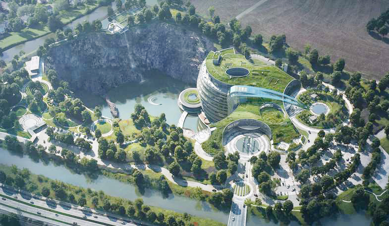 تصاویر هتل مدرن زیر زمینی در چین