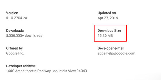 google-play-downlaod-size