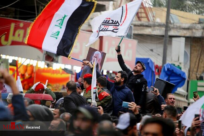 گزارش تصویری تشییع بی سابقه شهدای مقاومت در عراق | تشییع قاسم سلیمانی و ابومهدی المهندس در بغداد، کاظمین، کربلا و نجف