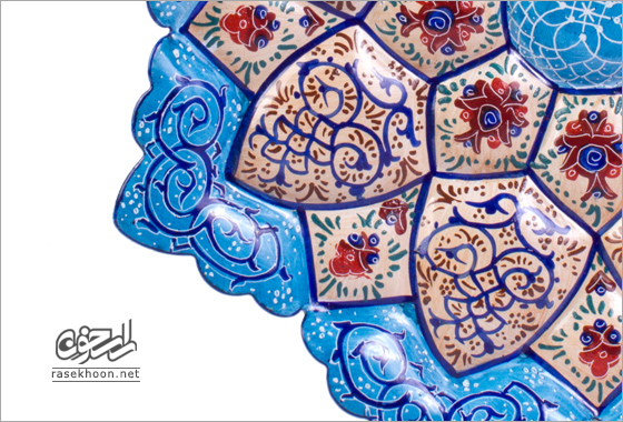 بشقاب مینا(16cm)