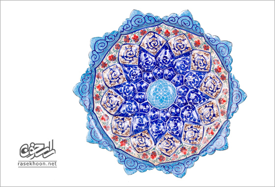 بشقاب میناکاری