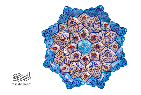 بشقاب مینا(16cm)