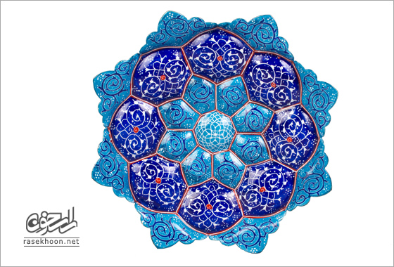 بشقاب مینا(16cm) 