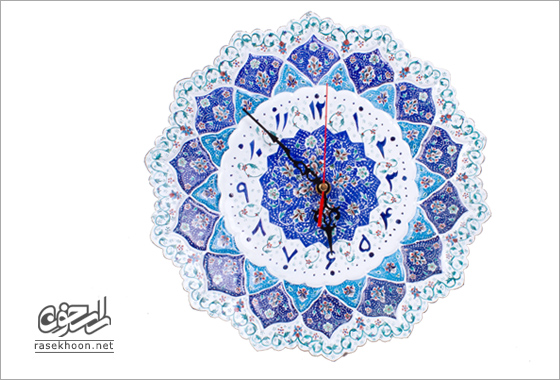 ساعت دیواری مینا (30cm)