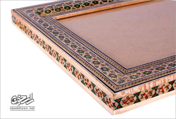 قاب مینیاتور خاتم کاری