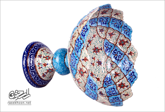 شکلات خوری مسی میناکاری