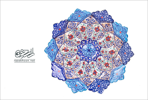 بشقاب مینا