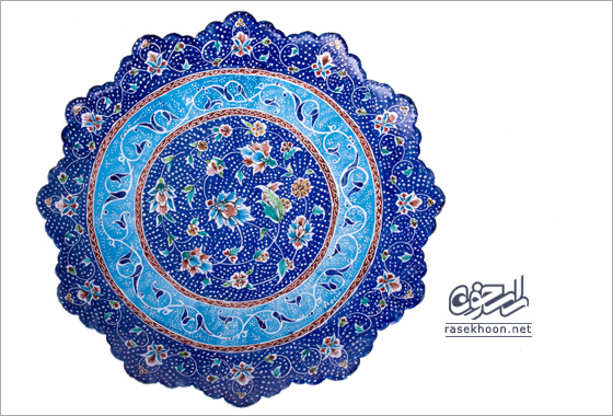 بشقاب میناکاری