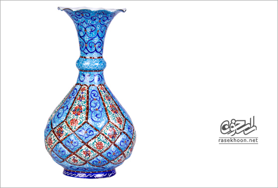 گلدان میناکاری