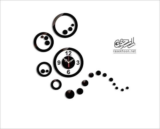 ساعت دیواری پلکسی گلاس