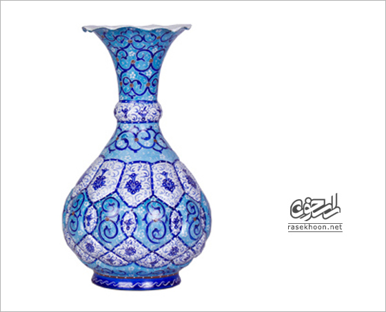 گلدان میناکاری گلدان میناکاری