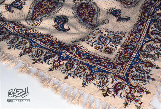رومیزی قلم کاری چاپ قلمکار