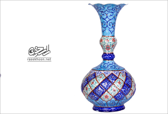 گلدان مینا (طرح 9) گلدان مینا