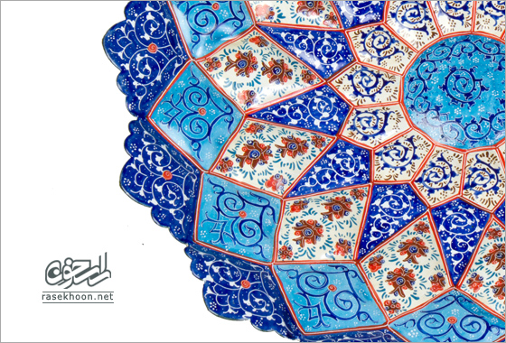 بشقاب مینا (30cm) بشقاب مینا (30cm)