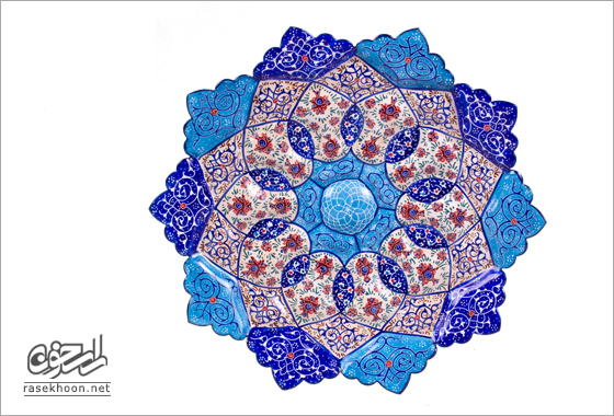 بشقاب مینا(20cm)