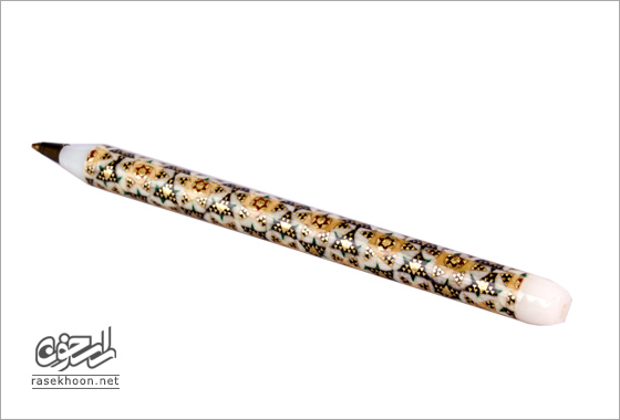 خودکار خاتم کاری نگین دار