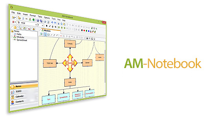 نرم افزار ذخیره و مدیریت اطلاعات شخصیAM-Notebook Pro v6.3 
