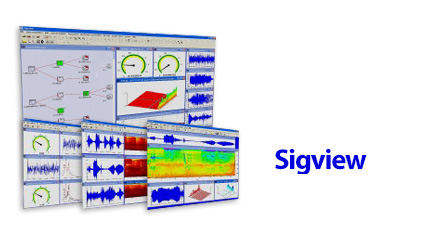 نرم افزار پردازش سیگنال های صوتی SignalLab SIGVIEW v3.2.0 x64