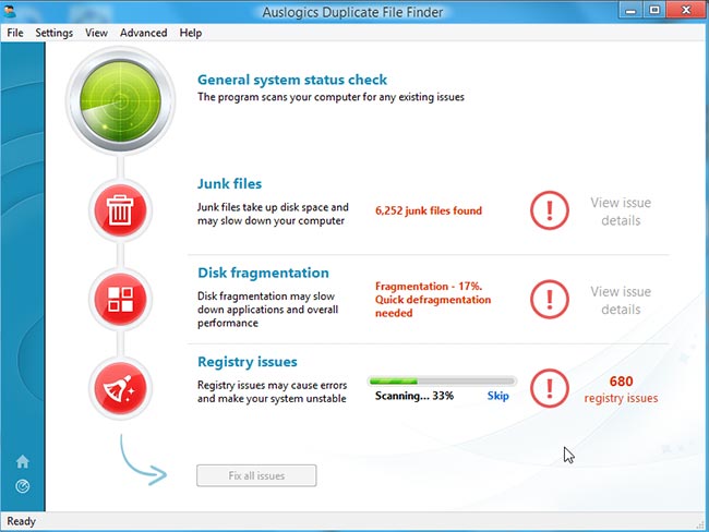 جستجو فایل های تکراری - Auslogics Duplicate File Finder v6.1.4.0 جستجو فایل های تکراری - Auslogics Duplicate File Finder v6.1.4.0