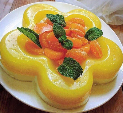 دستور تهیه انواع دسر با نارنگی