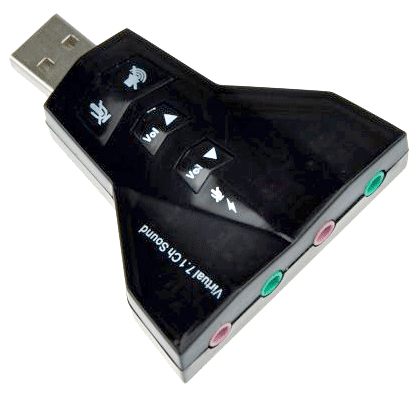کارت صدای USB کارت صدای USB