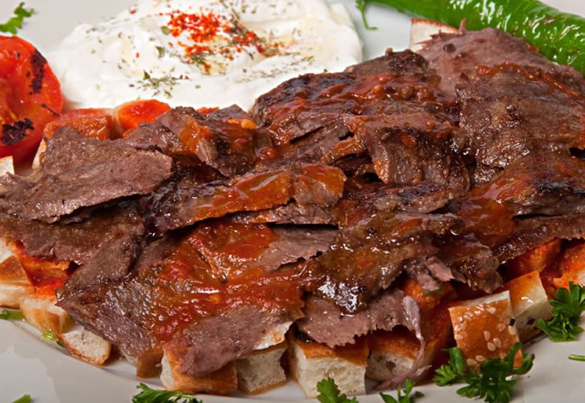 Мясо по кремлевски идеальный. Искендер кебаб Турция.