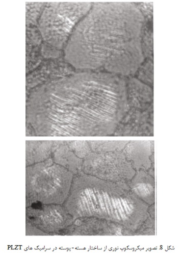 مرزدانه ها در سرامیک های  PLZT
