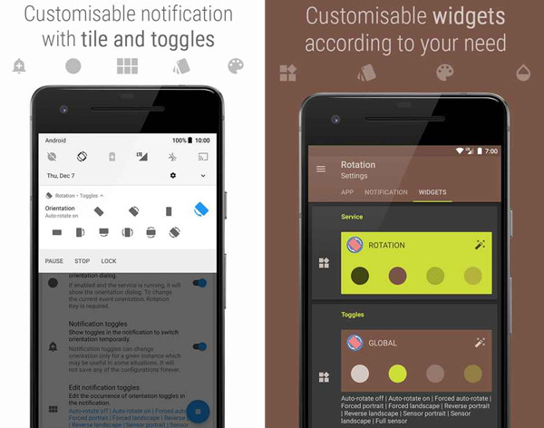 چرخش صفحه نمایش