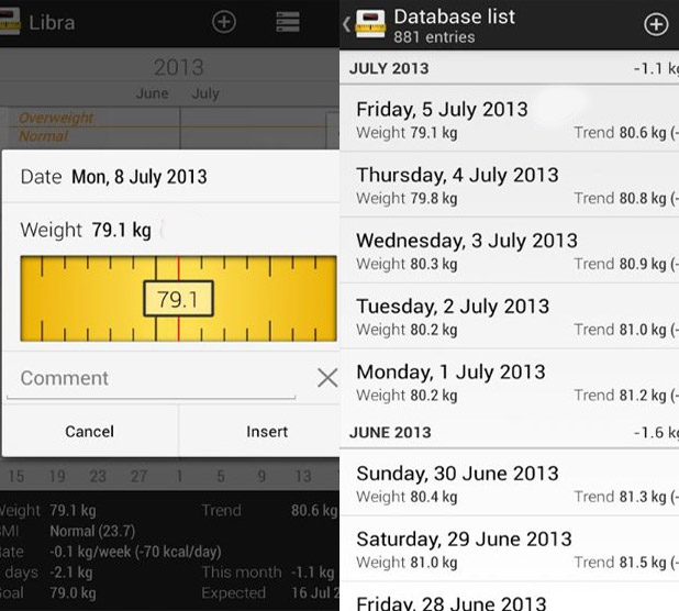 نرم افزار مدیریت و کنترل وزن نرم افزار مدیریت و کنترل وزن