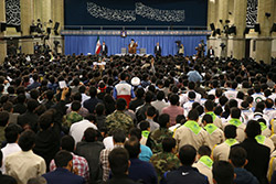  دیدار دانش‌آموزان و دانشجویان با رهبر انقلاب