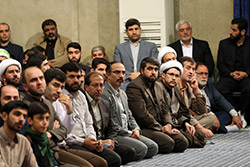  دیدار دانش‌آموزان و دانشجویان با رهبر انقلاب 