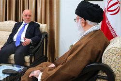 دیدار نخست‌وزیر عراق با رهبر انقلاب  