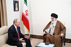  دیدار رئیس‌جمهوری روسیه و هیات همراه با رهبر انقلاب