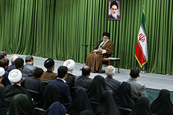 دیدار جمعی از استعدادهای برتر و نخبگان جوان کشور با رهبر انقلاب  