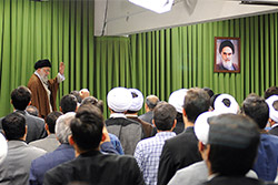 دیدار جمعی از استعدادهای برتر و نخبگان جوان کشور با رهبر انقلاب  