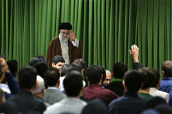 دیدار جمعی از استعدادهای برتر و نخبگان جوان کشور با رهبر انقلاب  