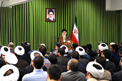 دیدار جمعی از استعدادهای برتر و نخبگان جوان کشور با رهبر انقلاب  