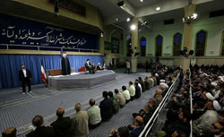   دیدار مسئولان نظام و سفرای کشورهای اسلامی با رهبر معظم انقلاب   