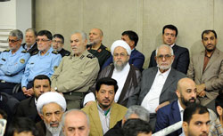   دیدار مسئولان نظام و سفرای کشورهای اسلامی با رهبر معظم انقلاب   