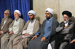 دیدار طلاب حوزه‌های علمیه استان تهران