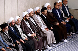 دیدار طلاب حوزه‌های علمیه استان تهران