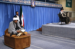 دیدار طلاب حوزه‌های علمیه استان تهران