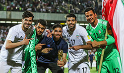  جشن صعود تیم ملی فوتبال ایران به جام جهانی روسیه    