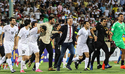  جشن صعود تیم ملی فوتبال ایران به جام جهانی روسیه    