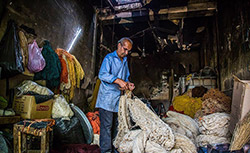 گزارش تصویری / رنگرزی سنتی - سنندج رنگرزی سنتی