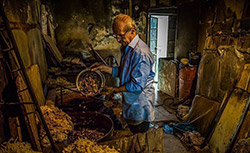 گزارش تصویری / رنگرزی سنتی - سنندج رنگرزی سنتی